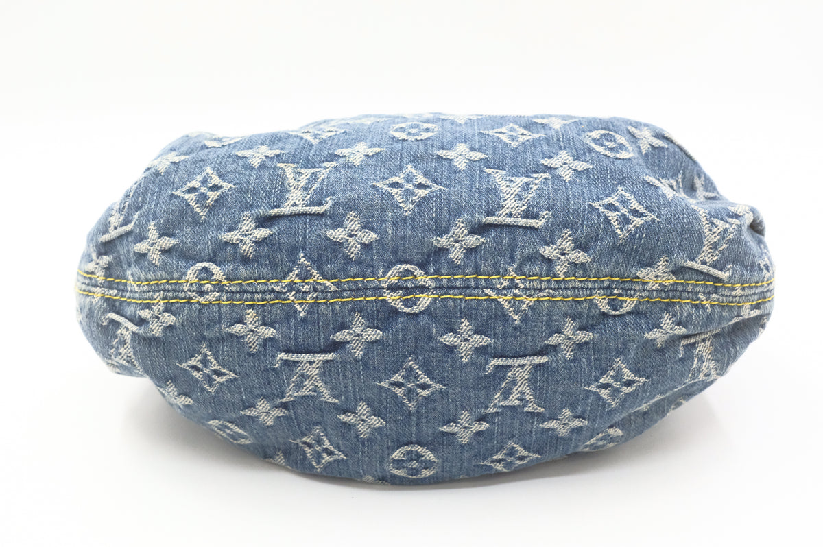 Louis Vuitton Mini Pleaty in Blue Denim Canvas