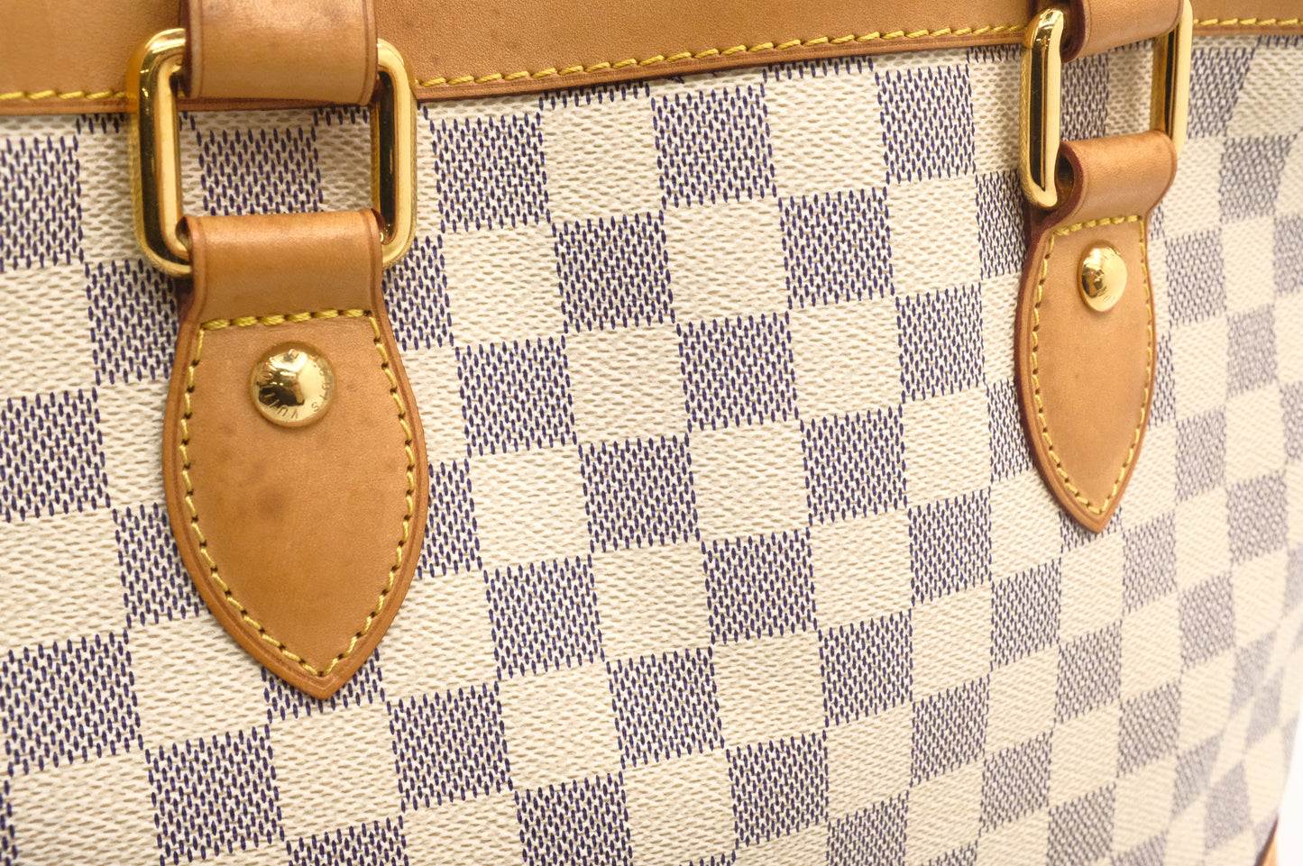 Louis Vuitton Hampstead PM in Damier Azur Canvas