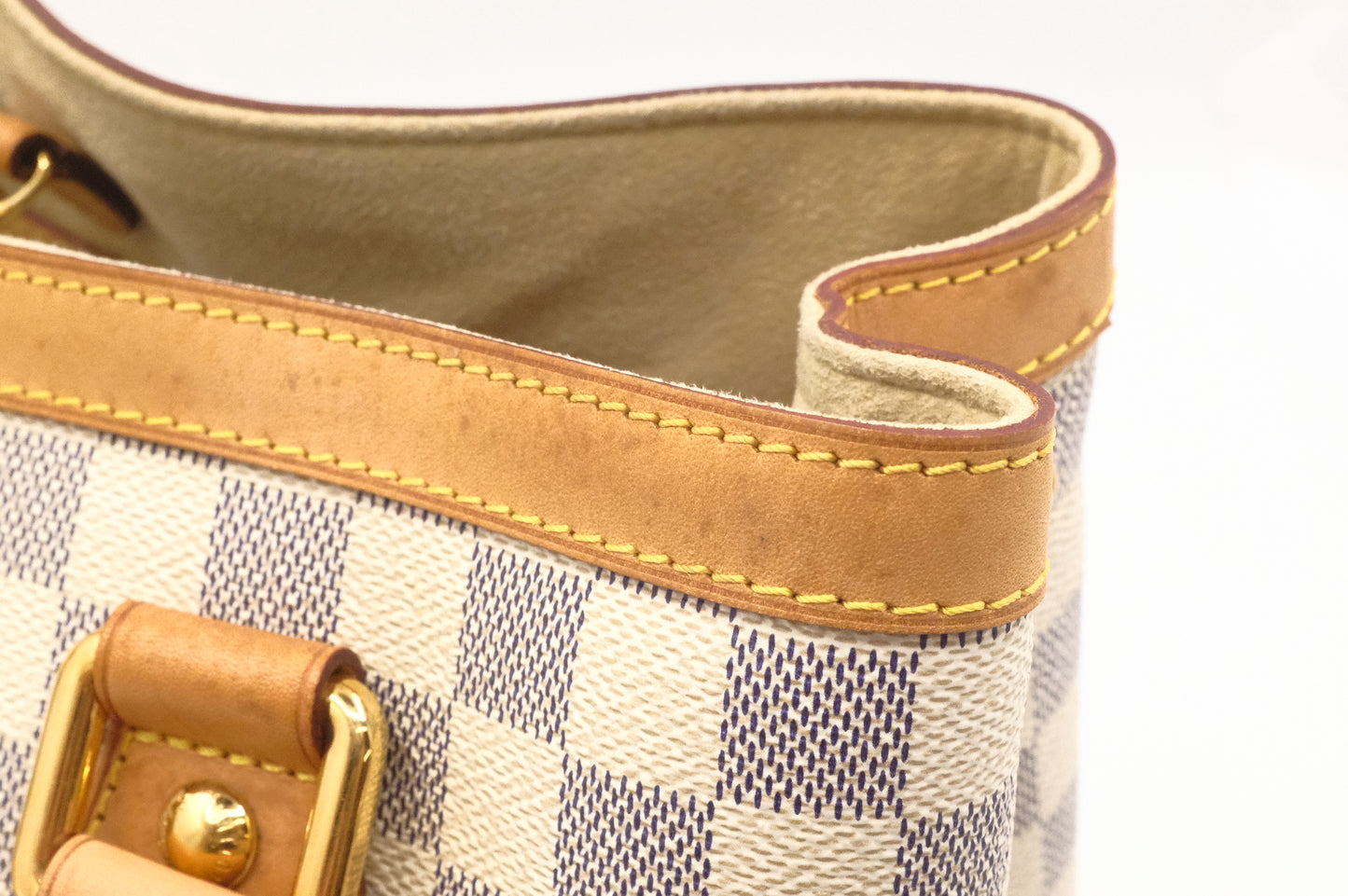 Louis Vuitton Hampstead PM in Damier Azur Canvas