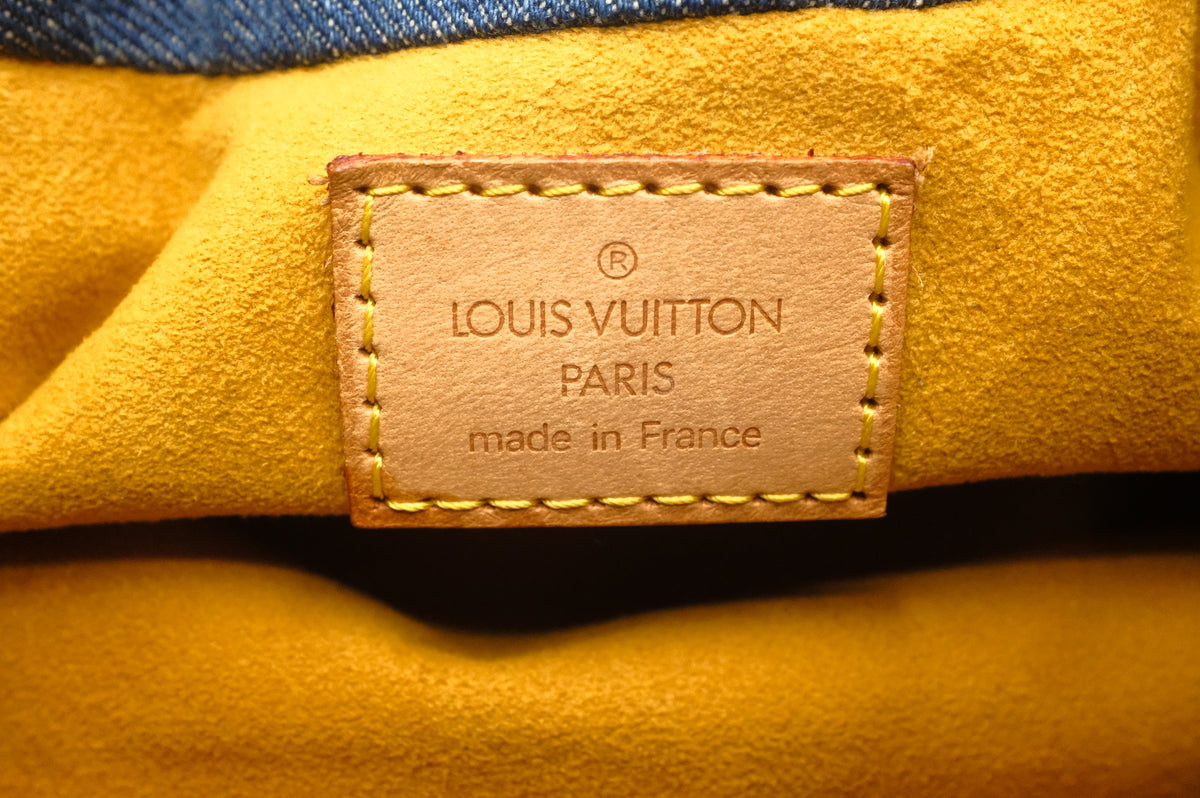 Louis Vuitton Mini Pleaty in Blue Denim Canvas