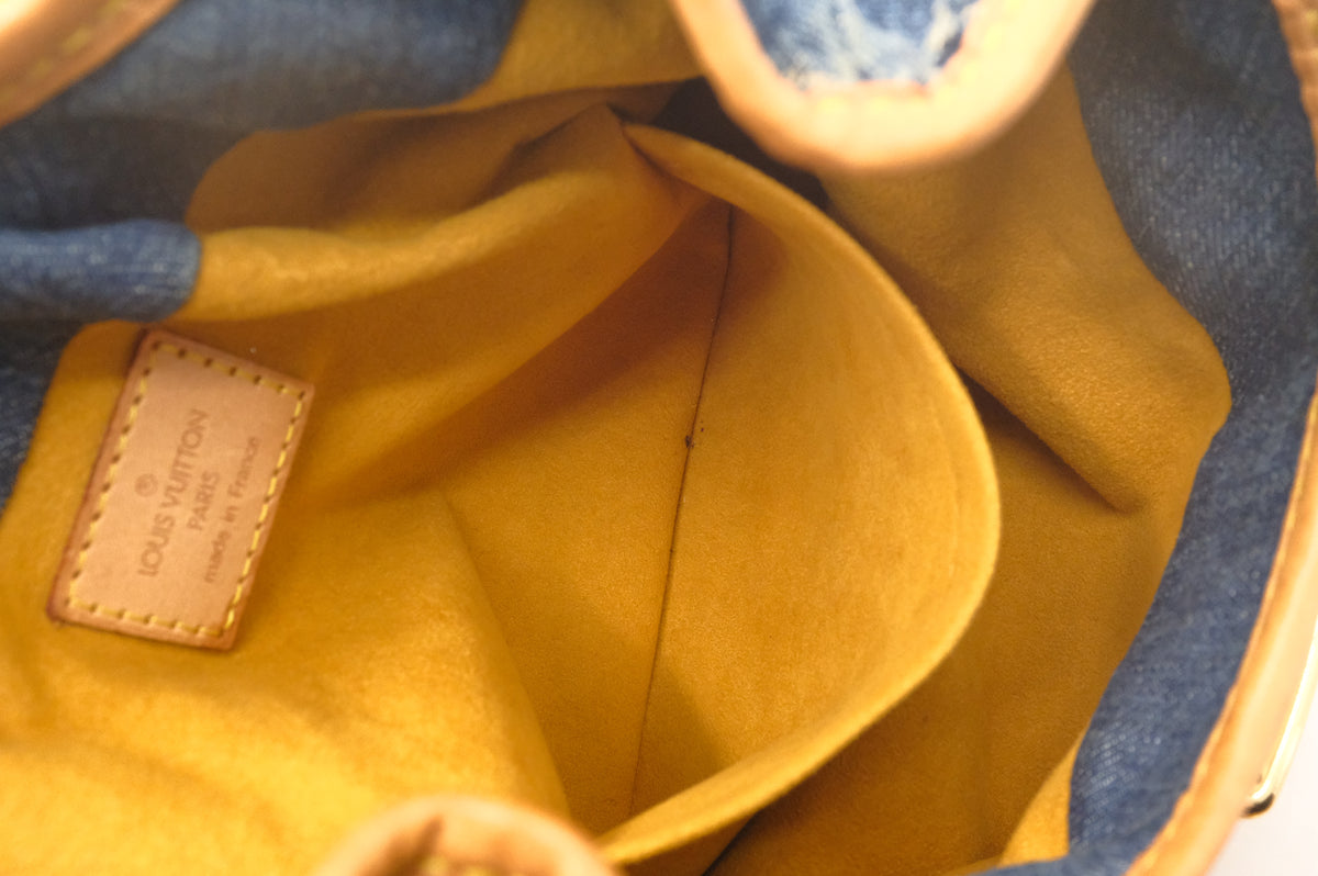 Louis Vuitton Mini Pleaty in Blue Denim Canvas