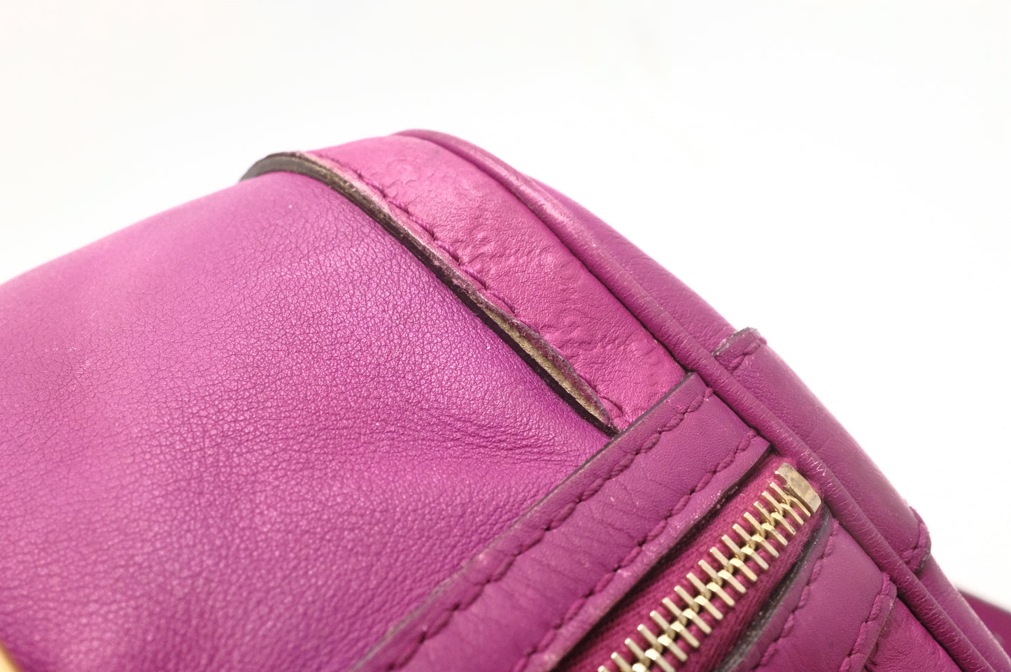 Gucci 2-Way Boston Bag in Magenta Leather