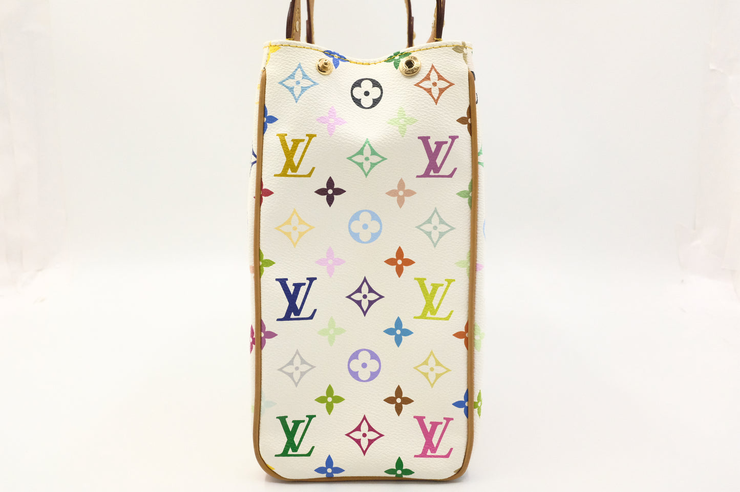 Louis Vuitton Aurelia MM in White Multicolor Canvas