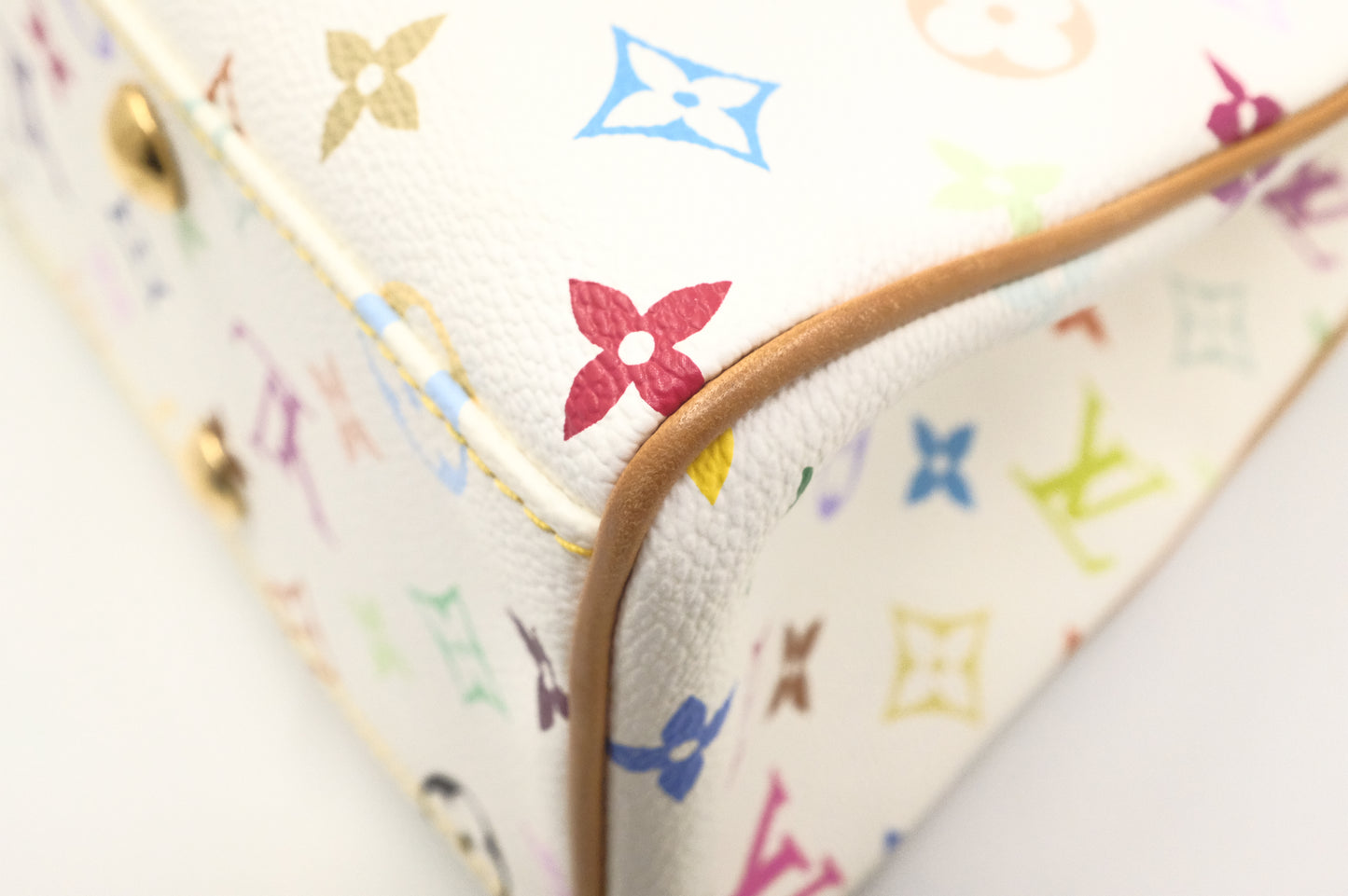 Louis Vuitton Aurelia MM in White Multicolor Canvas