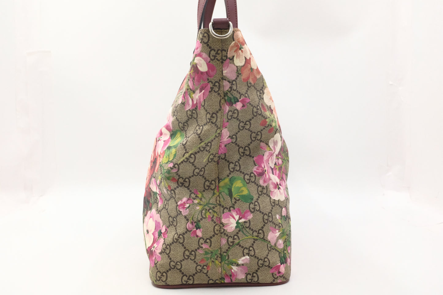 Gucci 2way Tote in GG Supreme Blooms Canvas