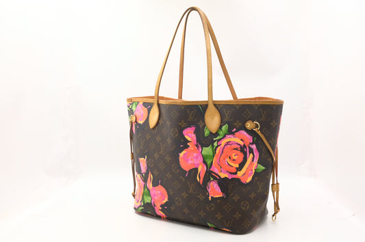 Louis Vuitton x Stephen Sprouse Neverfull MM in Roses Monogram Canvas