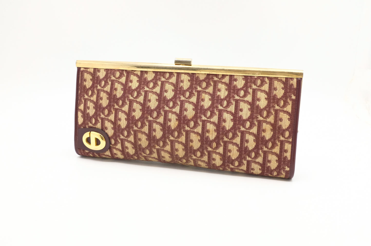Dior Clutch in Red Oblique Canvas