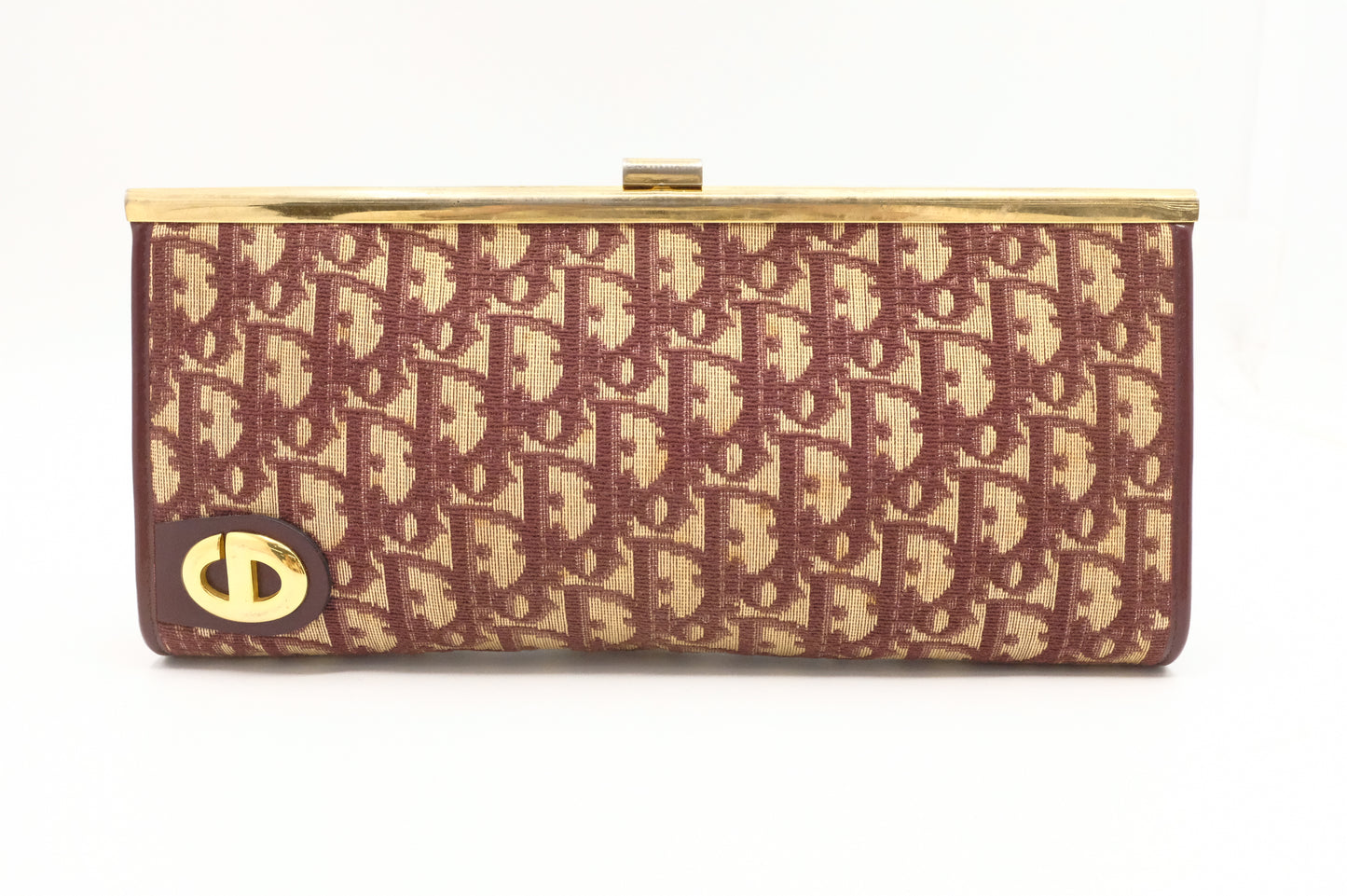 Dior Clutch in Red Oblique Canvas