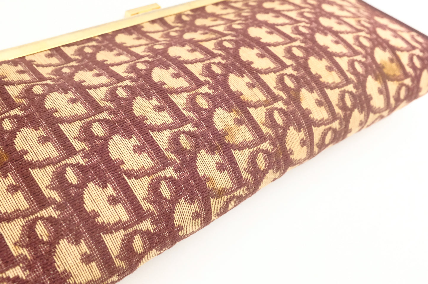 Dior Clutch in Red Oblique Canvas