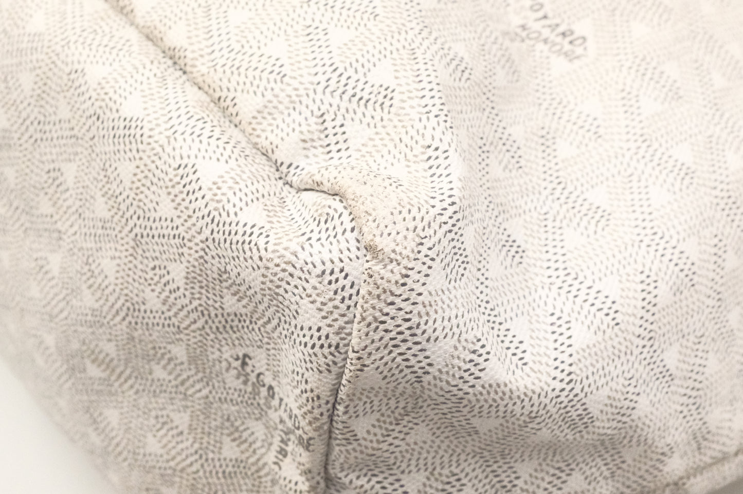 Goyard Saint Louis PM in White Goyardine Canvas