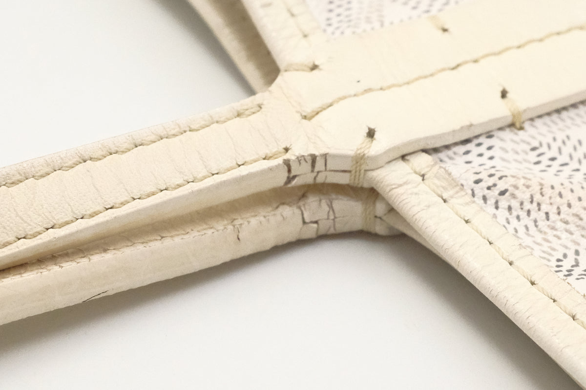 Goyard Saint Louis PM in White Goyardine Canvas