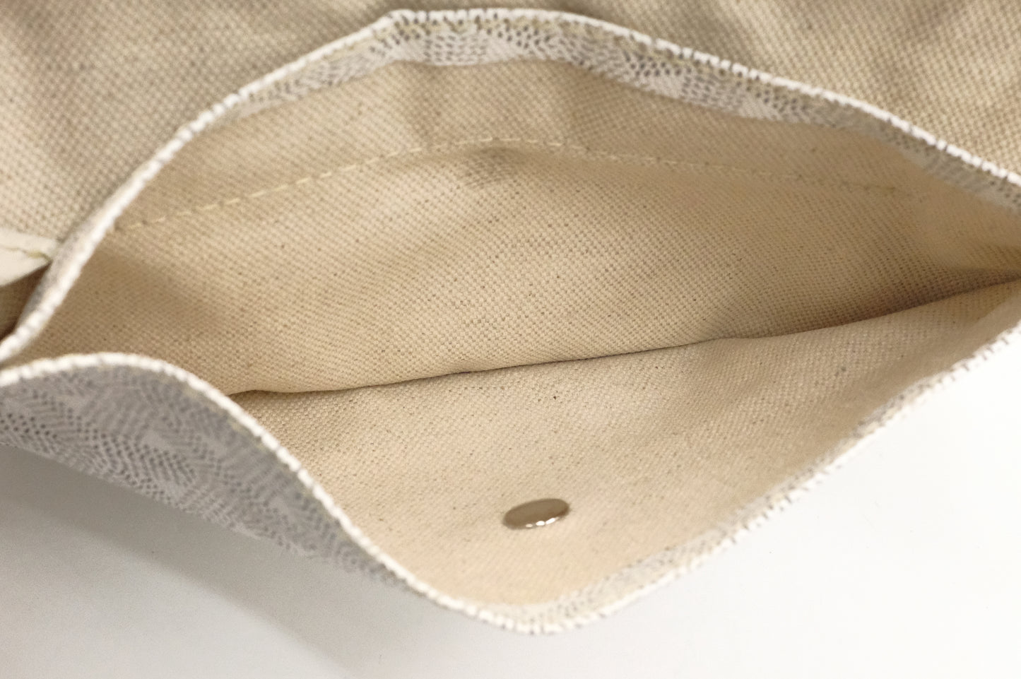 Goyard Saint Louis PM in White Goyardine Canvas