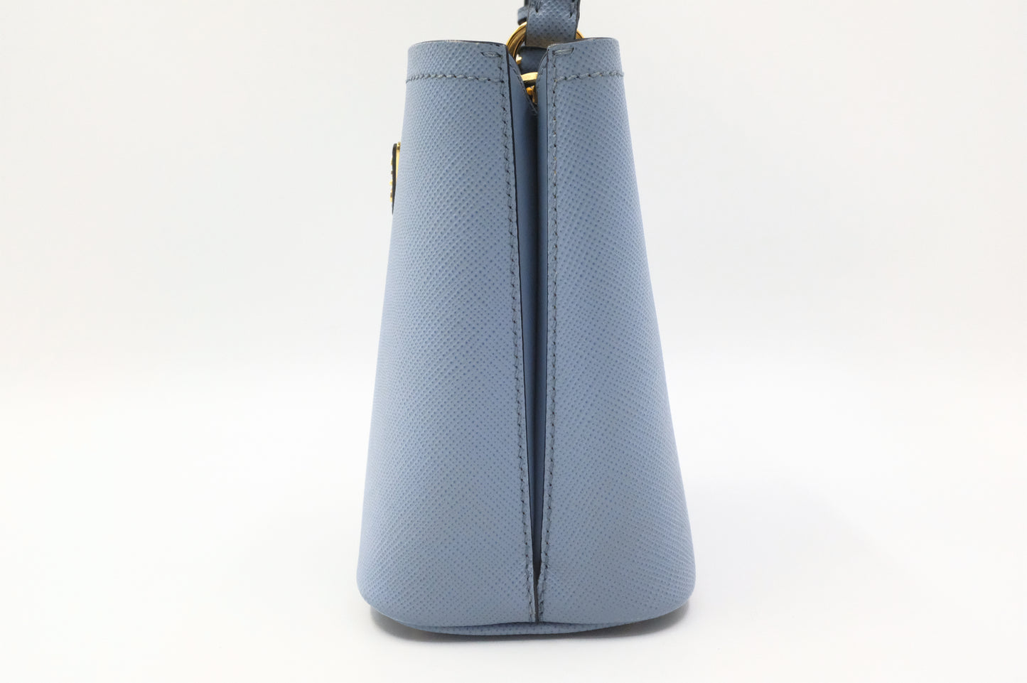 Prada Mini Panier in Astral Blue Saffiano Leather