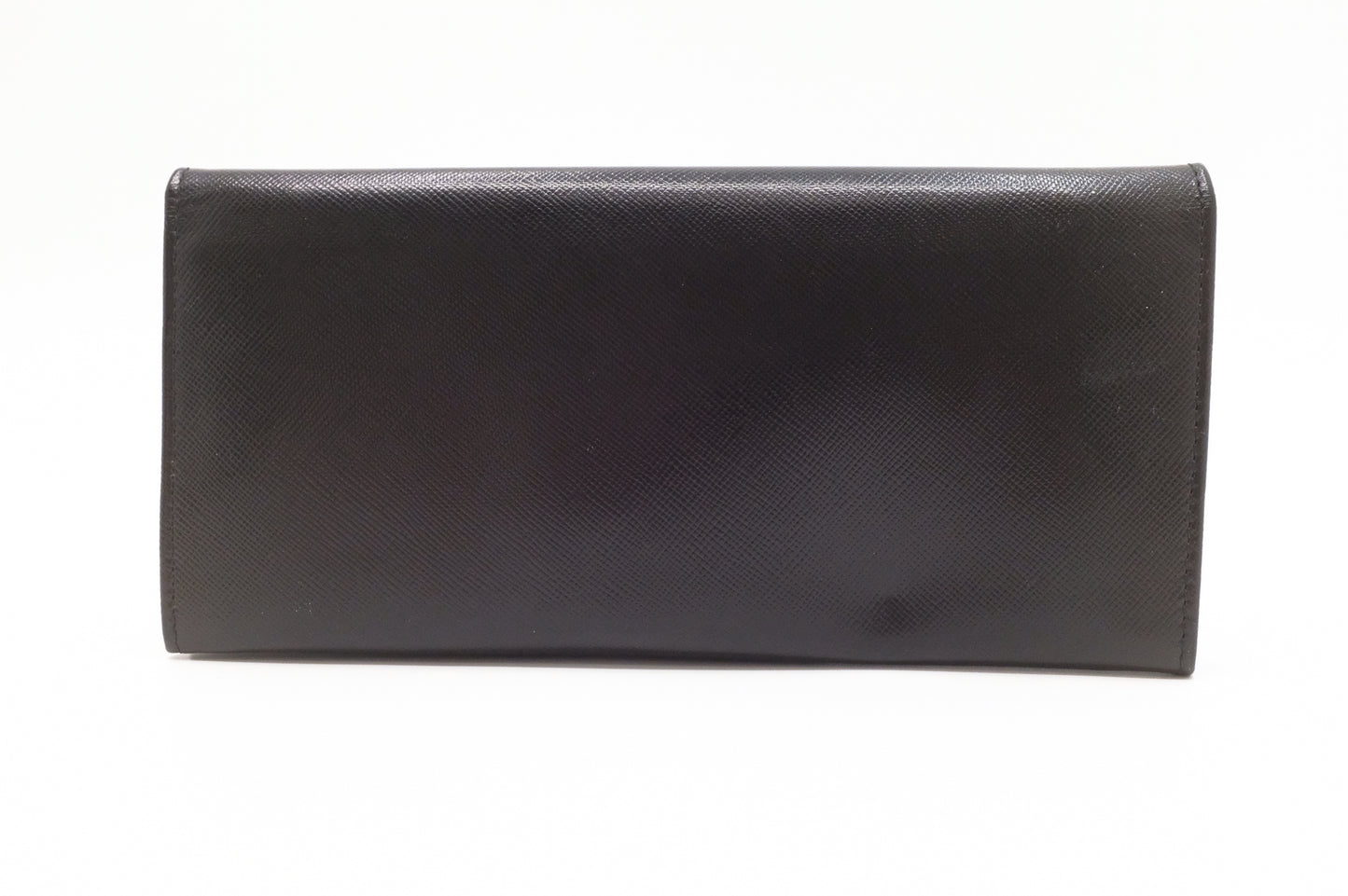 Burberry Long Wallet in Black Leather
