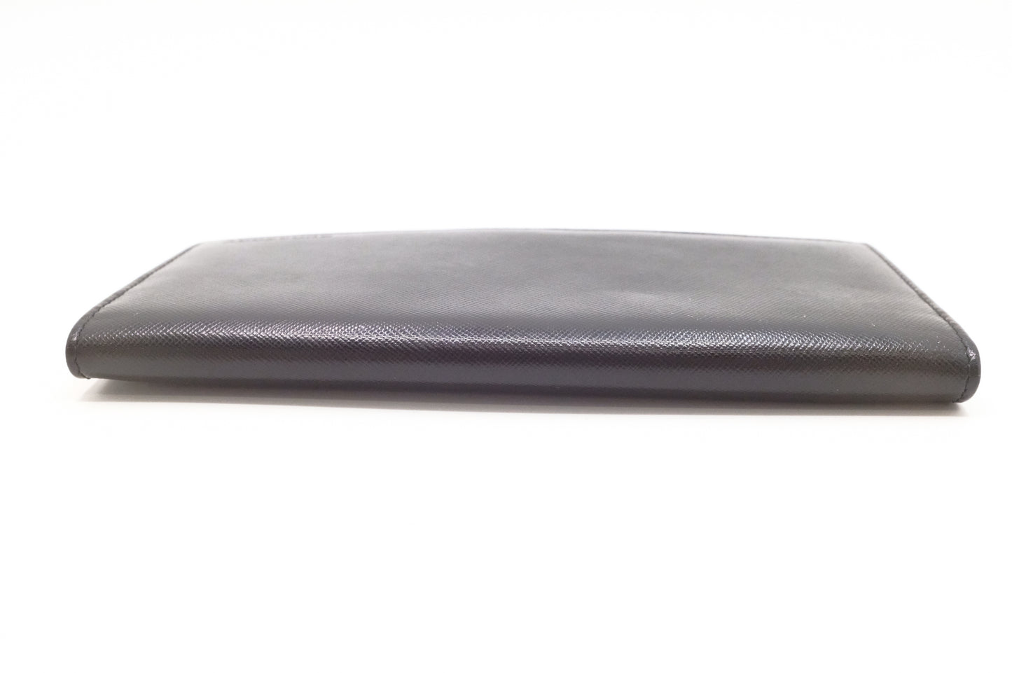 Burberry Long Wallet in Black Leather