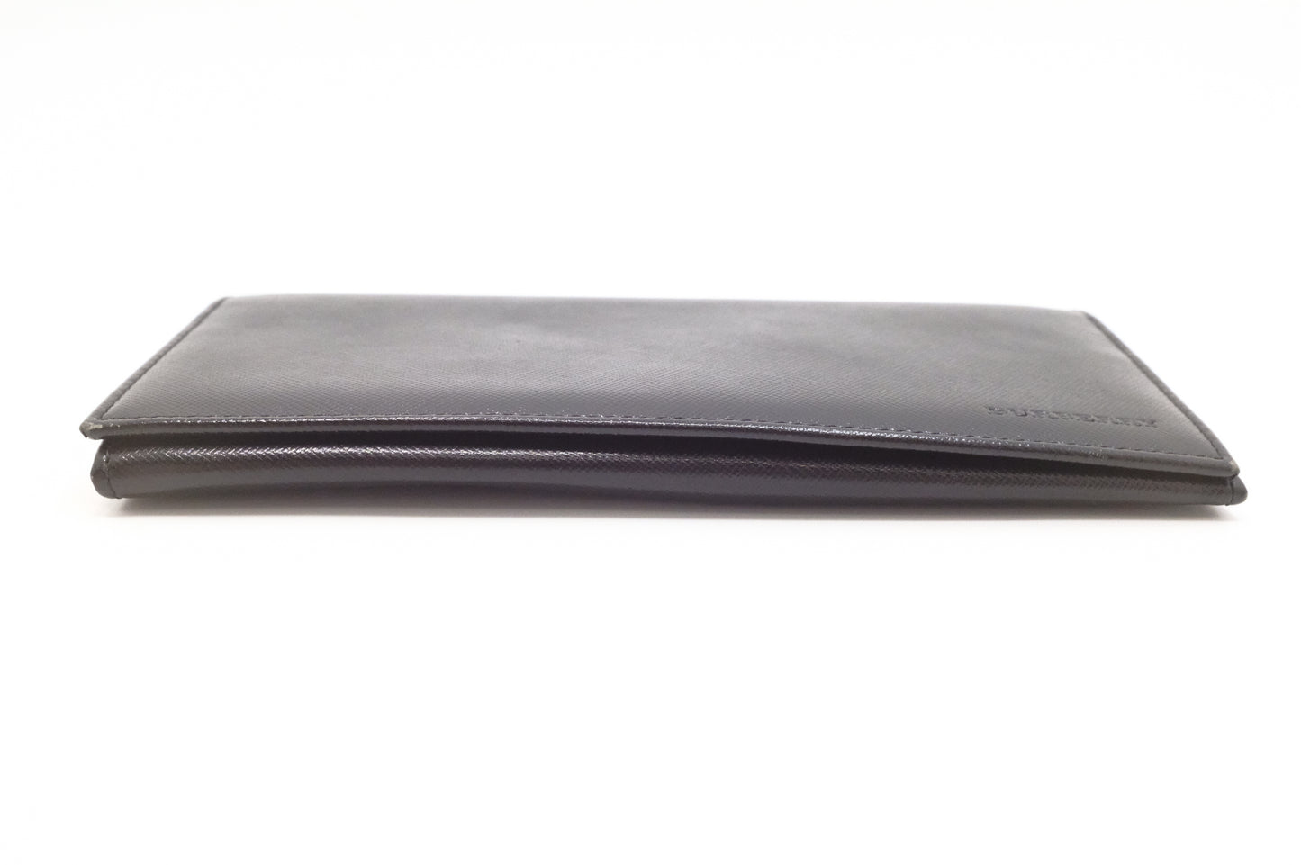Burberry Long Wallet in Black Leather