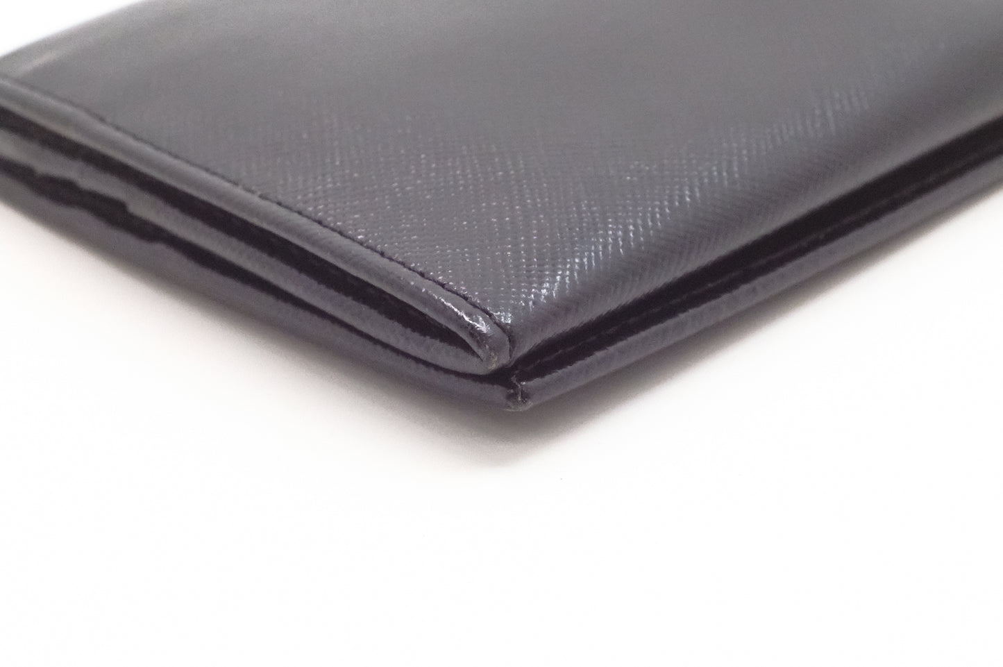 Burberry Long Wallet in Black Leather