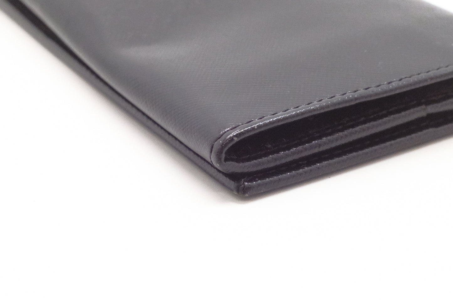 Burberry Long Wallet in Black Leather