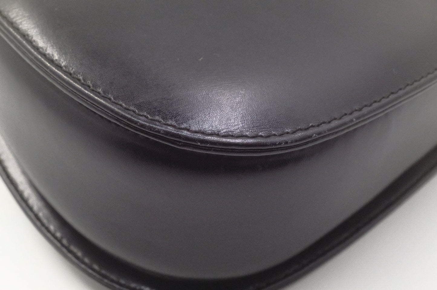 Gucci Since 1947 Bamboo Handbag in Black Leather