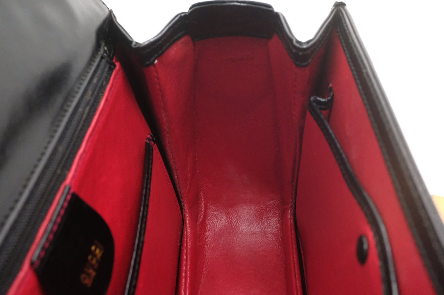 Gucci Since 1947 Bamboo Handbag in Black Leather