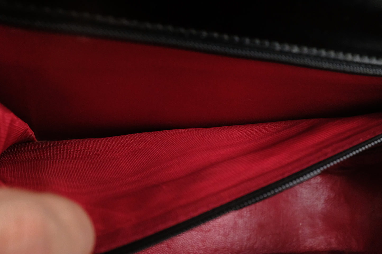 Gucci Since 1947 Bamboo Handbag in Black Leather