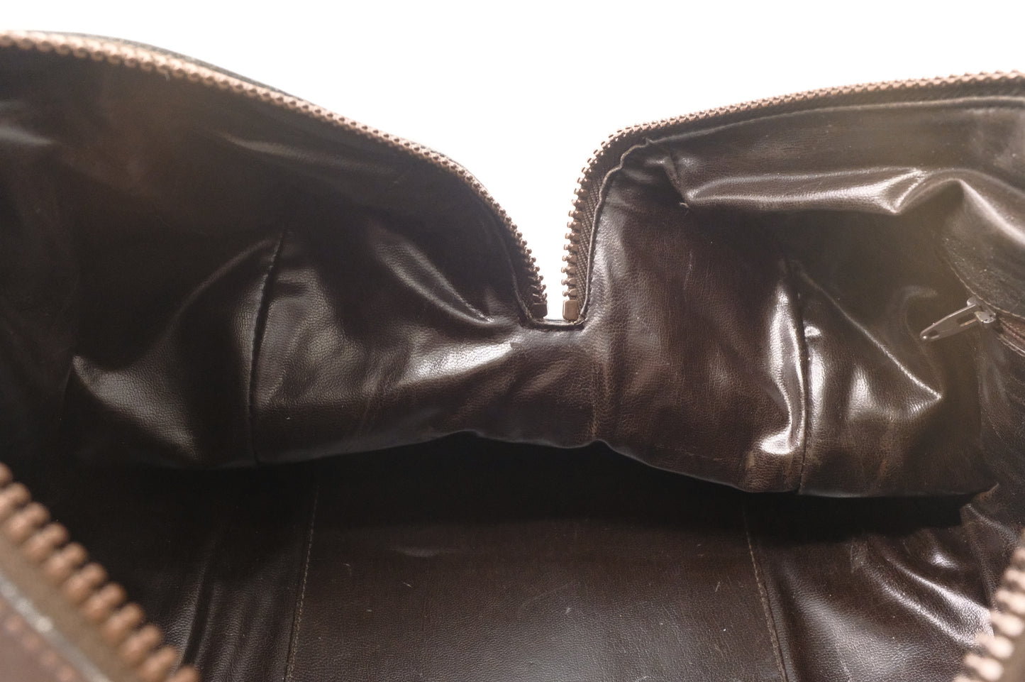 Celine Boston Bag in Brown Suede