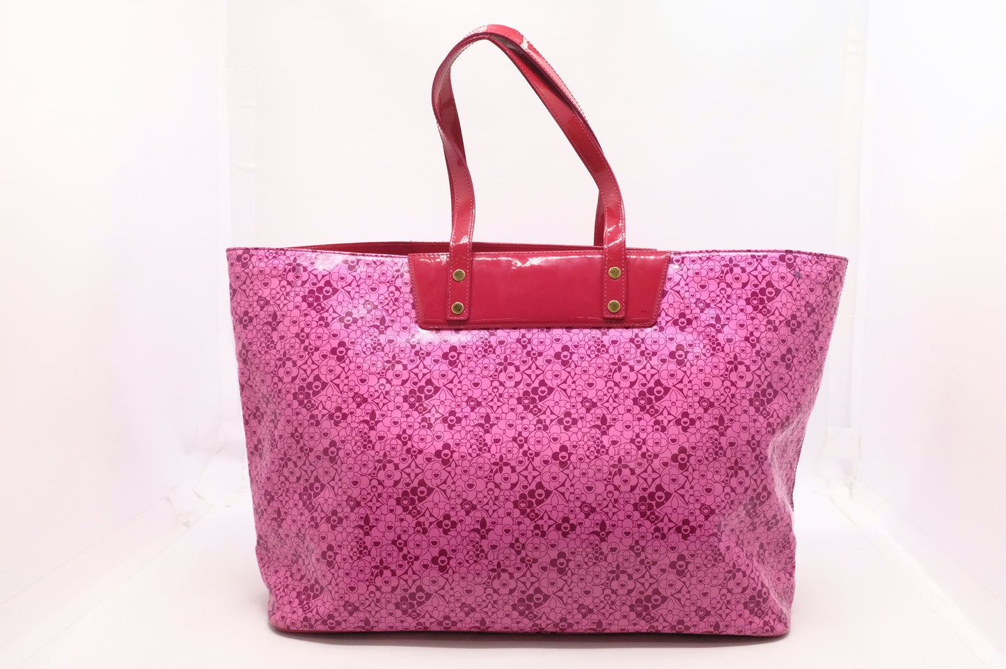 Louis Vuitton Cosmic Blossom Tote in Pink Vinyl Canvas