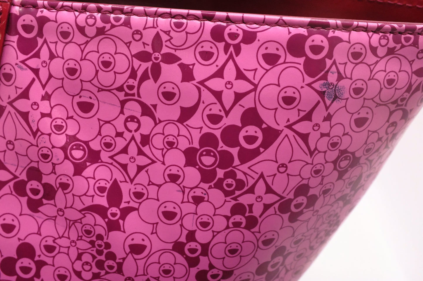 Louis Vuitton Cosmic Blossom Tote in Pink Vinyl Canvas
