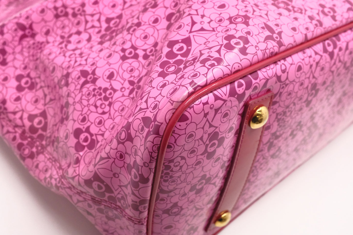 Louis Vuitton Cosmic Blossom Tote in Pink Vinyl Canvas