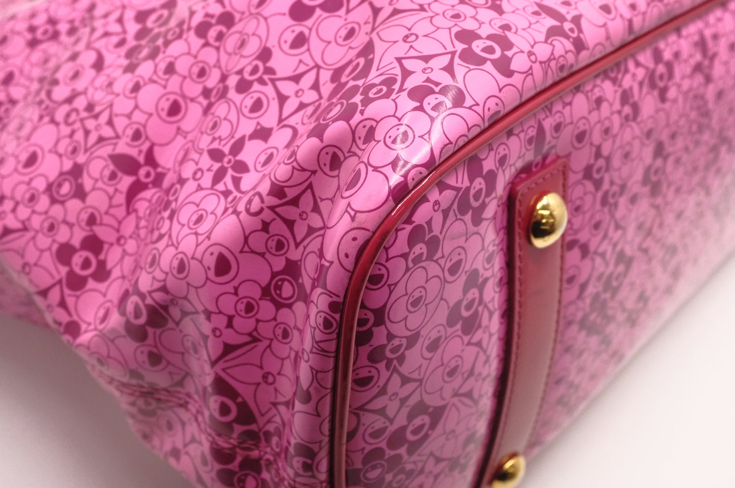 Louis Vuitton Cosmic Blossom Tote in Pink Vinyl Canvas