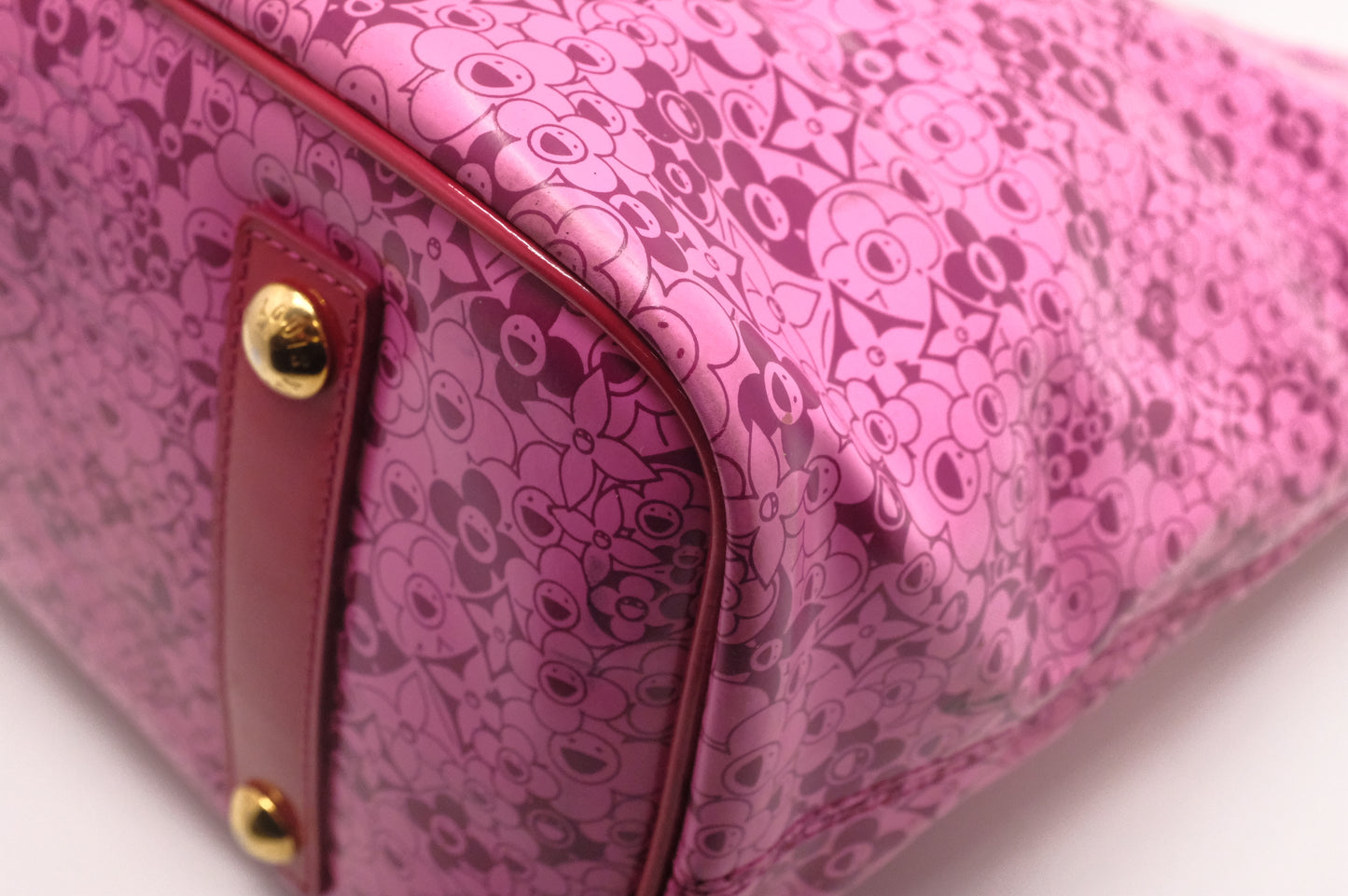 Louis Vuitton Cosmic Blossom Tote in Pink Vinyl Canvas