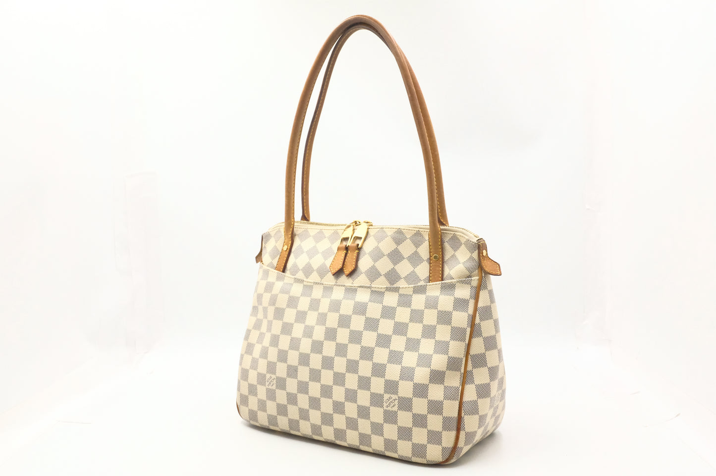 Louis Vuitton Figheri Shoulder Bag in Damier Azur Canvas