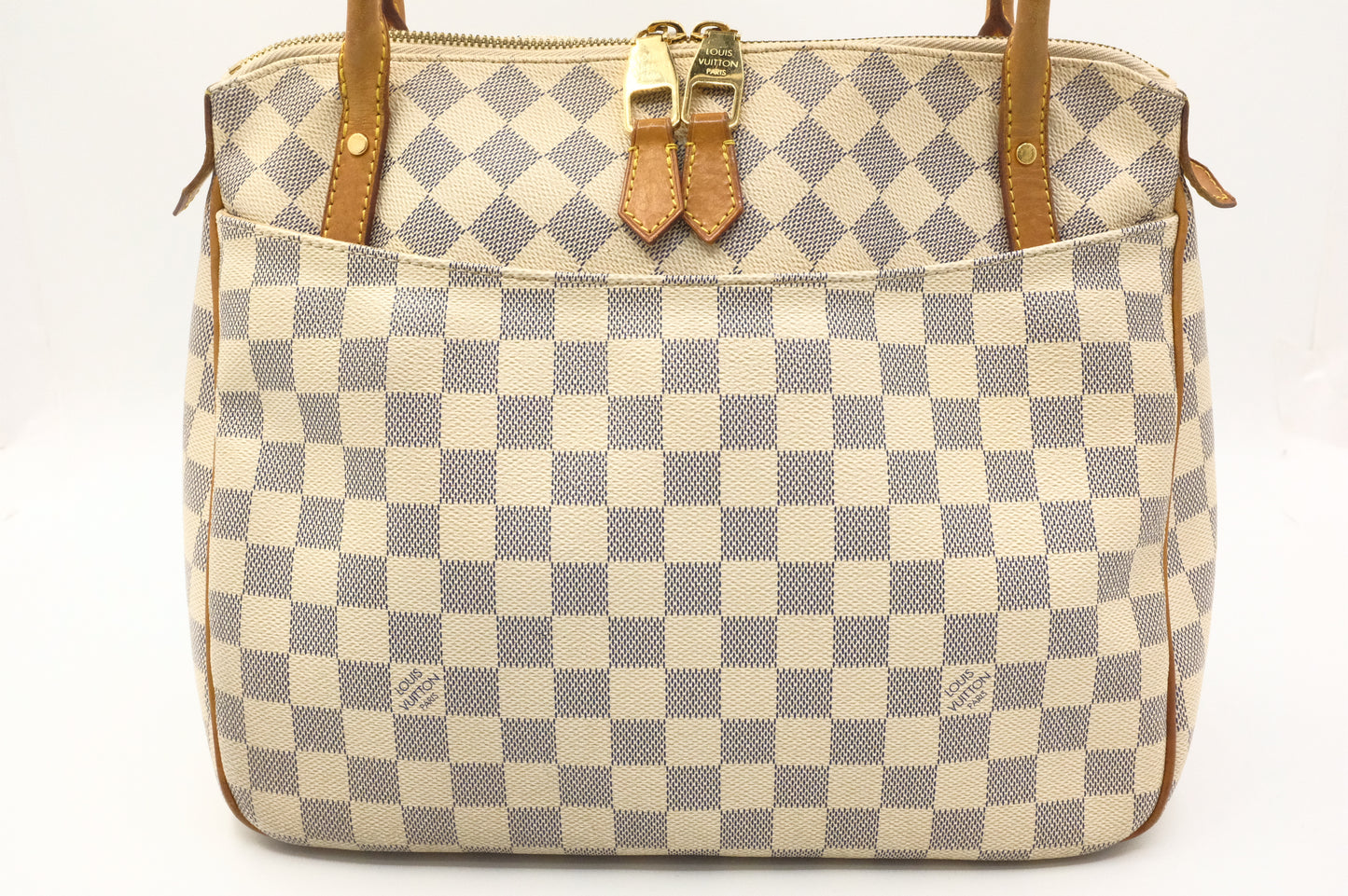 Louis Vuitton Figheri Shoulder Bag in Damier Azur Canvas