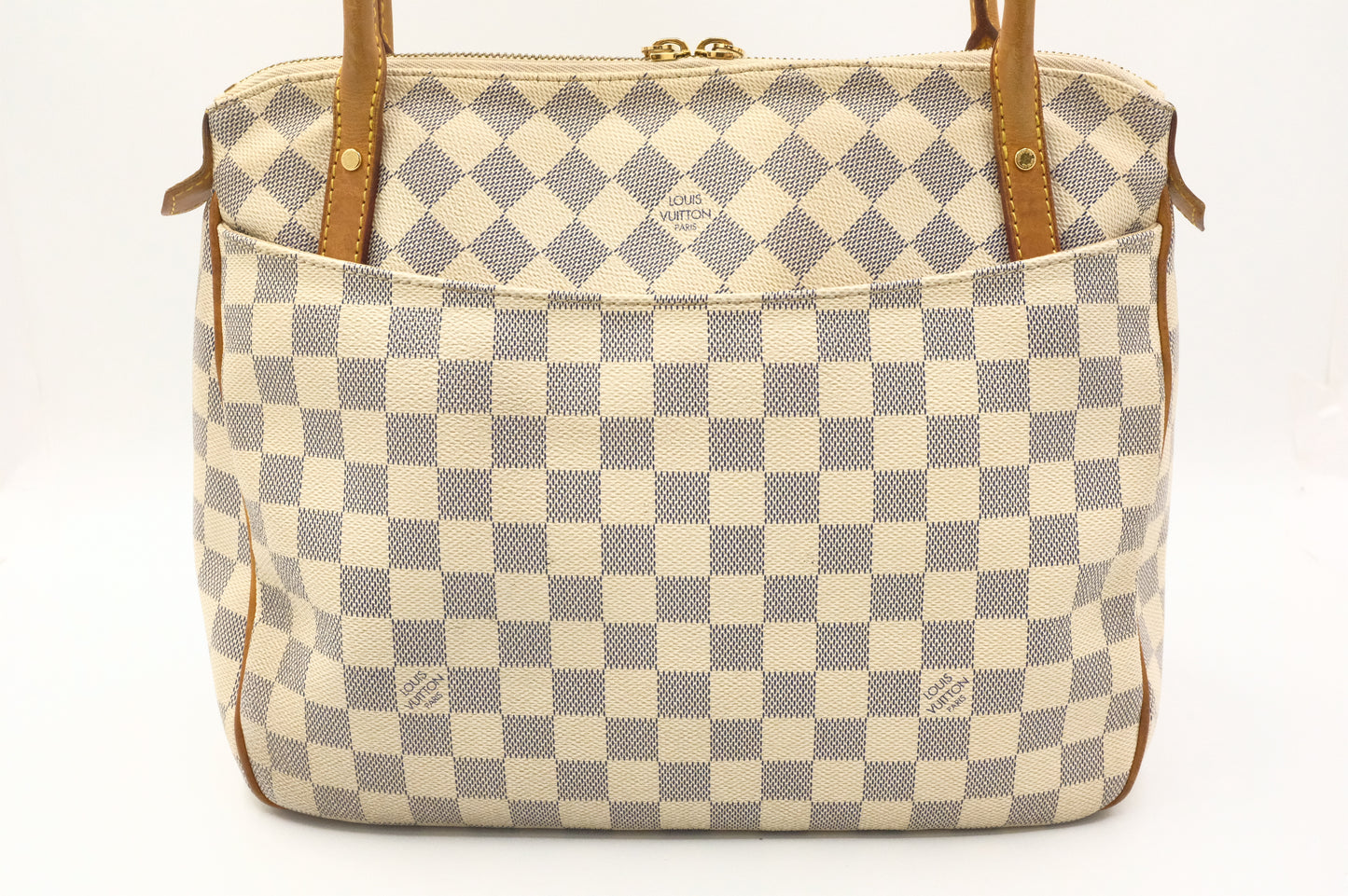 Louis Vuitton Figheri Shoulder Bag in Damier Azur Canvas
