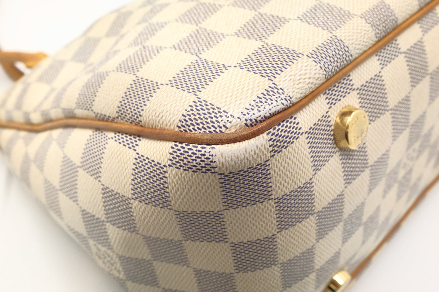 Louis Vuitton Figheri Shoulder Bag in Damier Azur Canvas