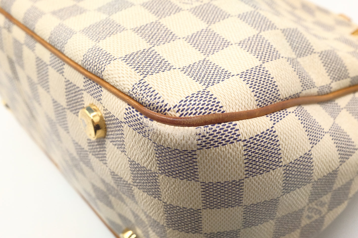 Louis Vuitton Figheri Shoulder Bag in Damier Azur Canvas