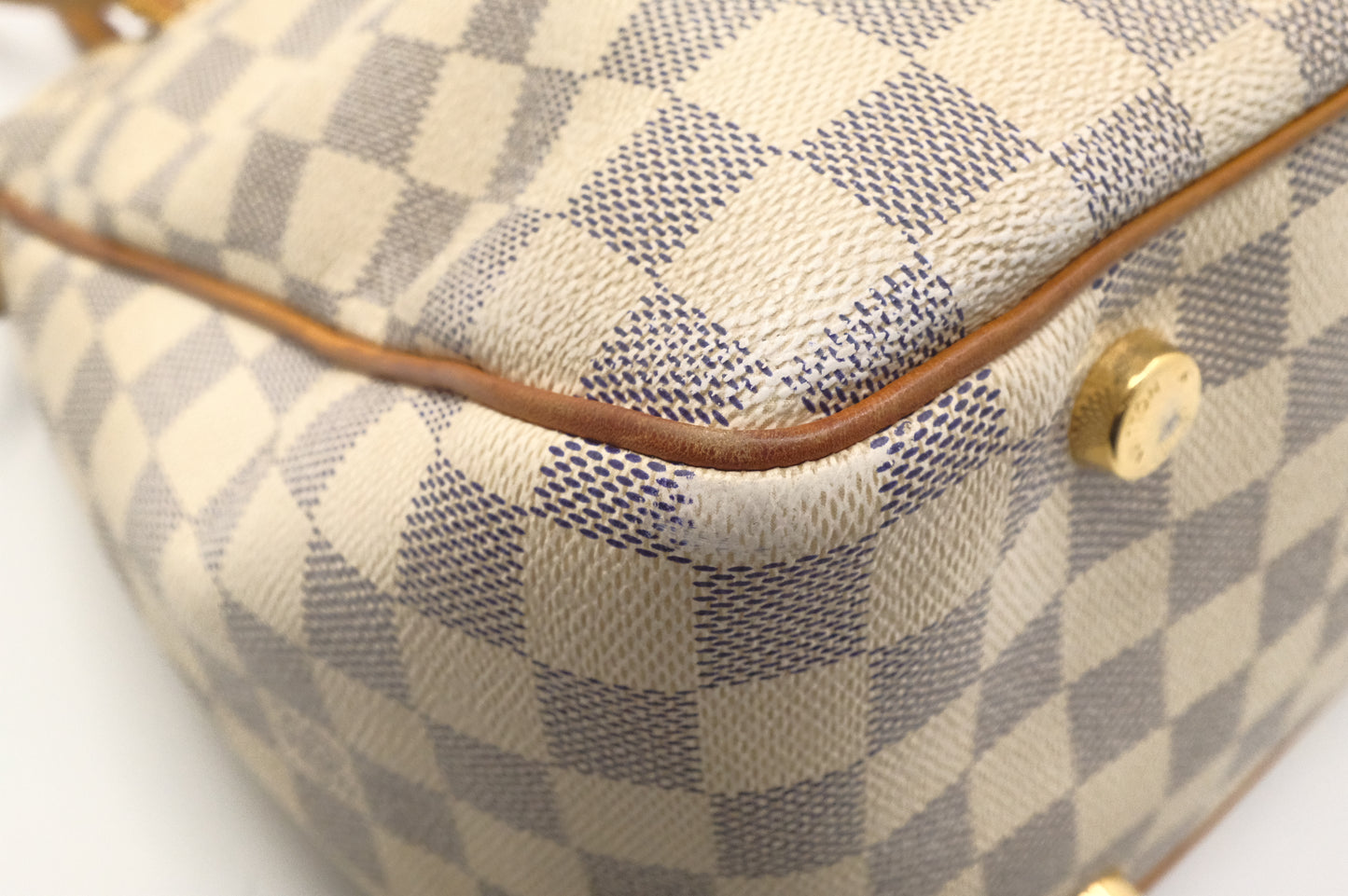 Louis Vuitton Figheri Shoulder Bag in Damier Azur Canvas