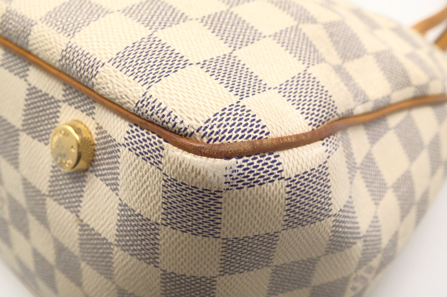 Louis Vuitton Figheri Shoulder Bag in Damier Azur Canvas