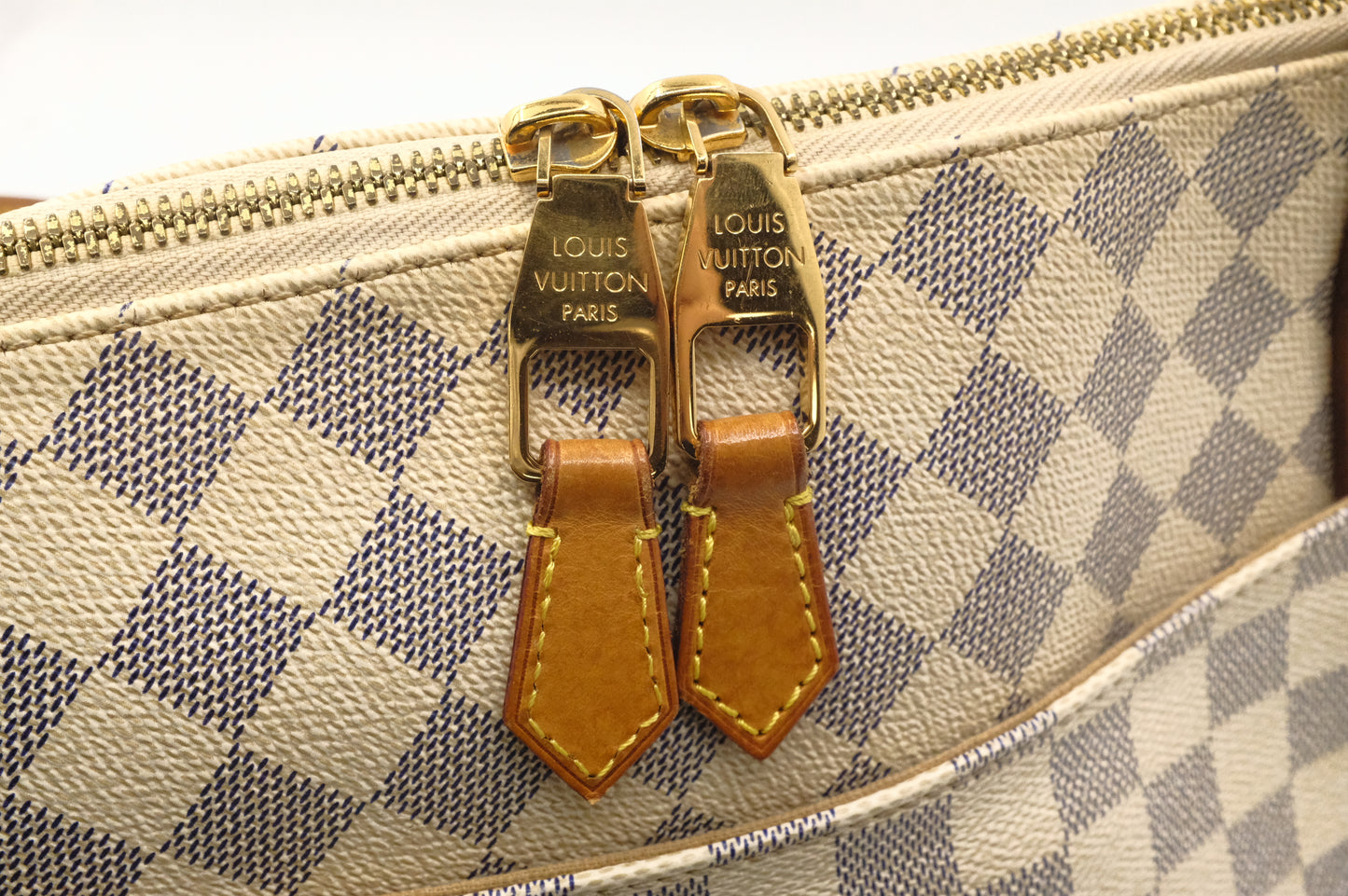 Louis Vuitton Figheri Shoulder Bag in Damier Azur Canvas