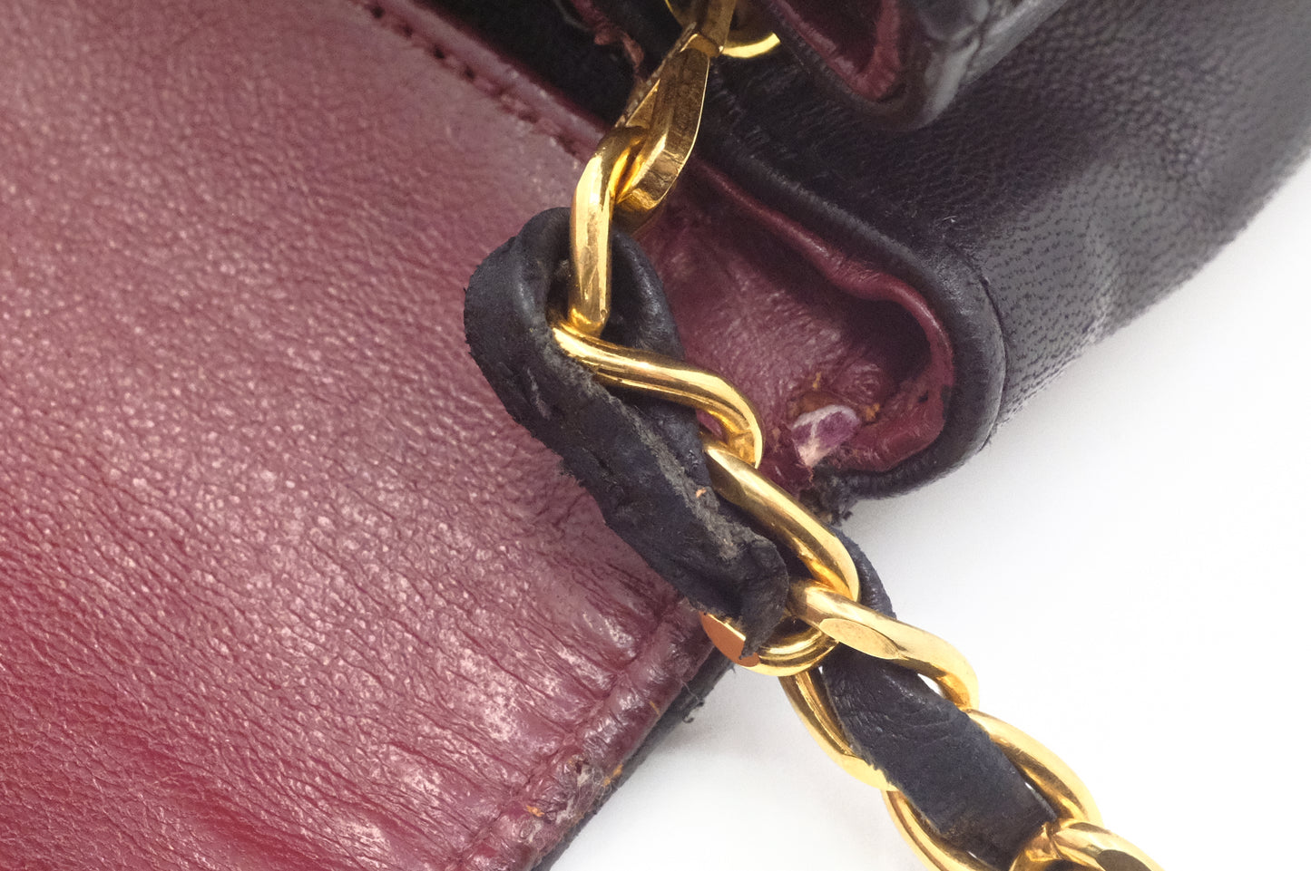 Chanel Circle Medium Single Flap in Black Mattelassé Leather