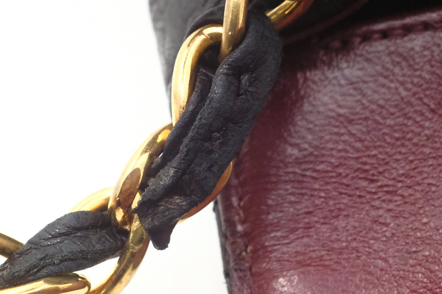 Chanel Circle Medium Single Flap in Black Mattelassé Leather