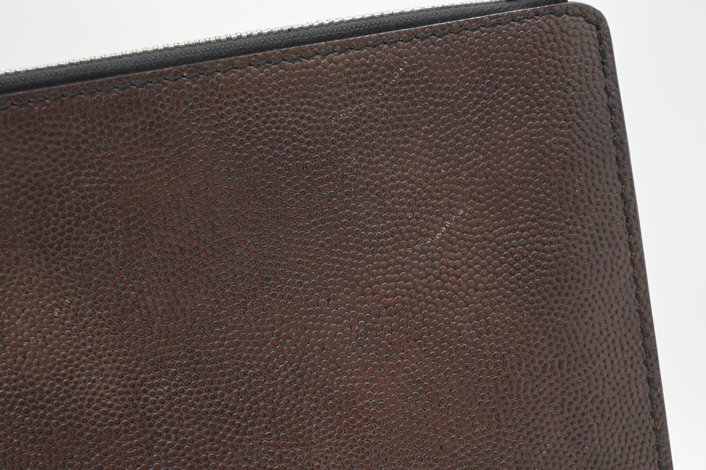 Ferragamo Clutch in Brown Leather