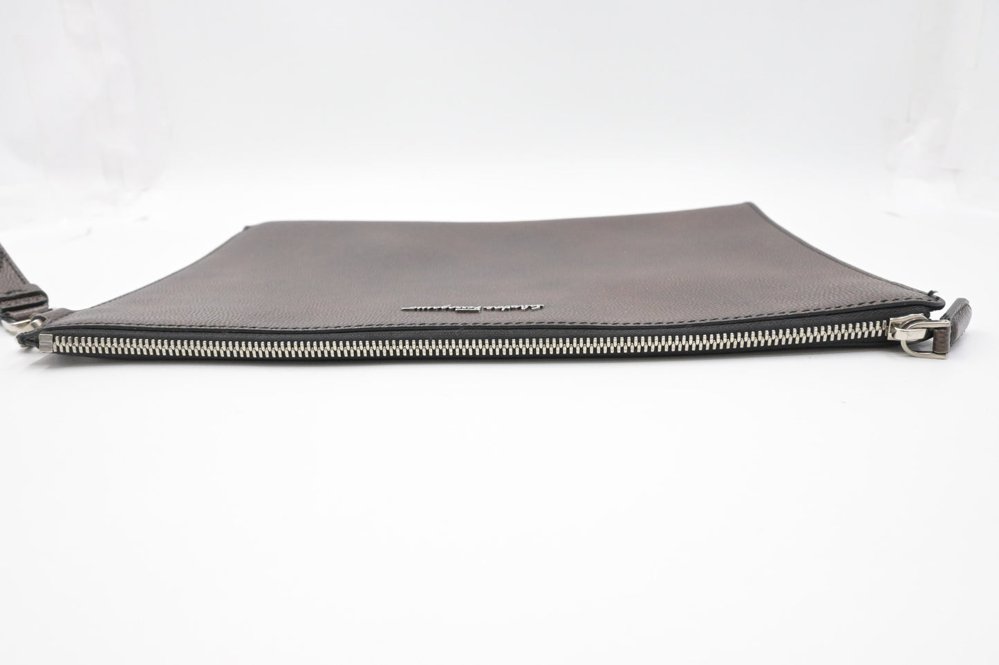 Ferragamo Clutch in Brown Leather