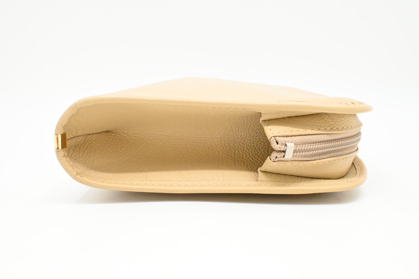 YSL Saint Laurent Clutch in Beige Leather