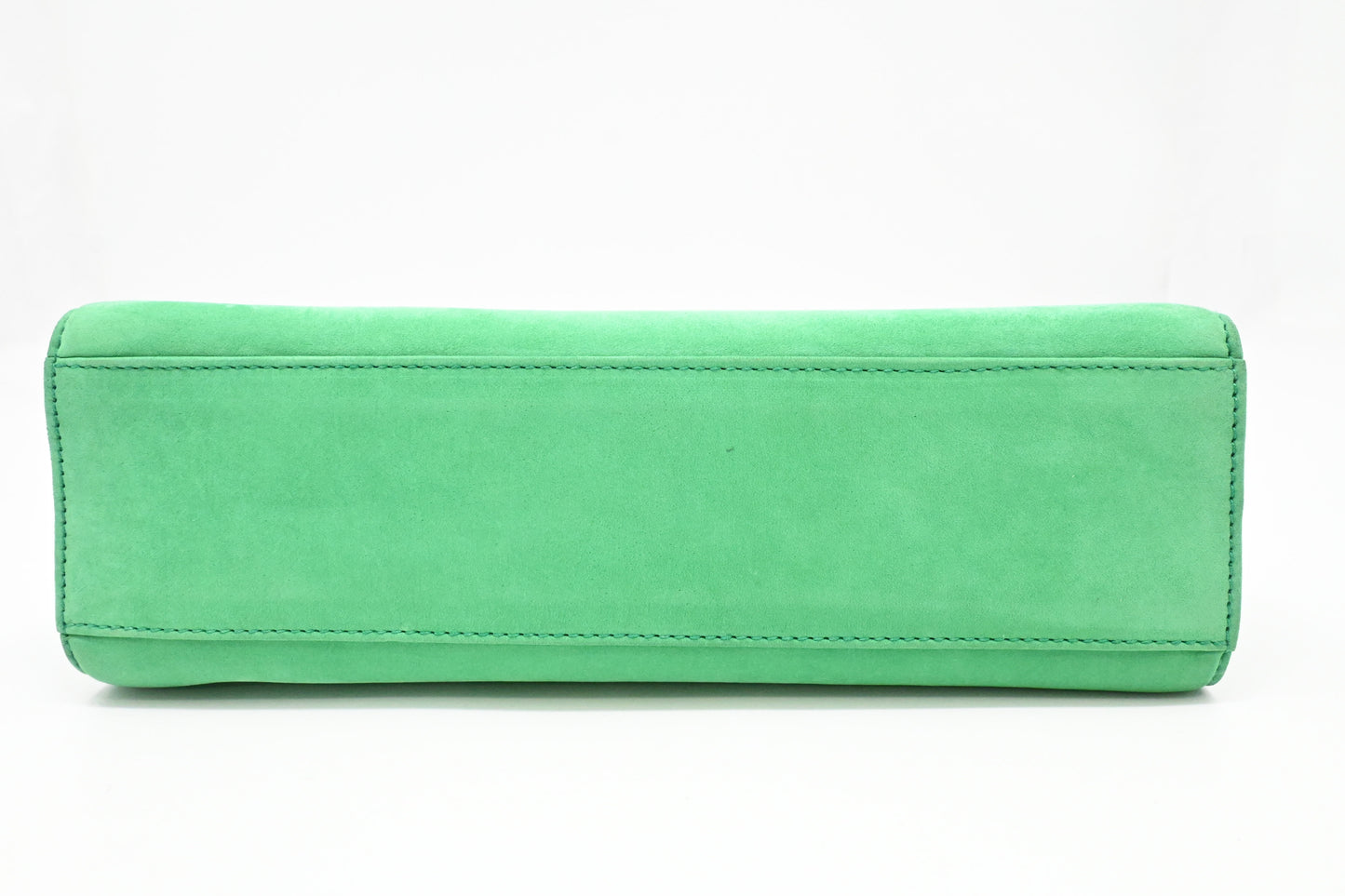 Tiffany & Co. Chain Shoulder Bag in Light Green Suede