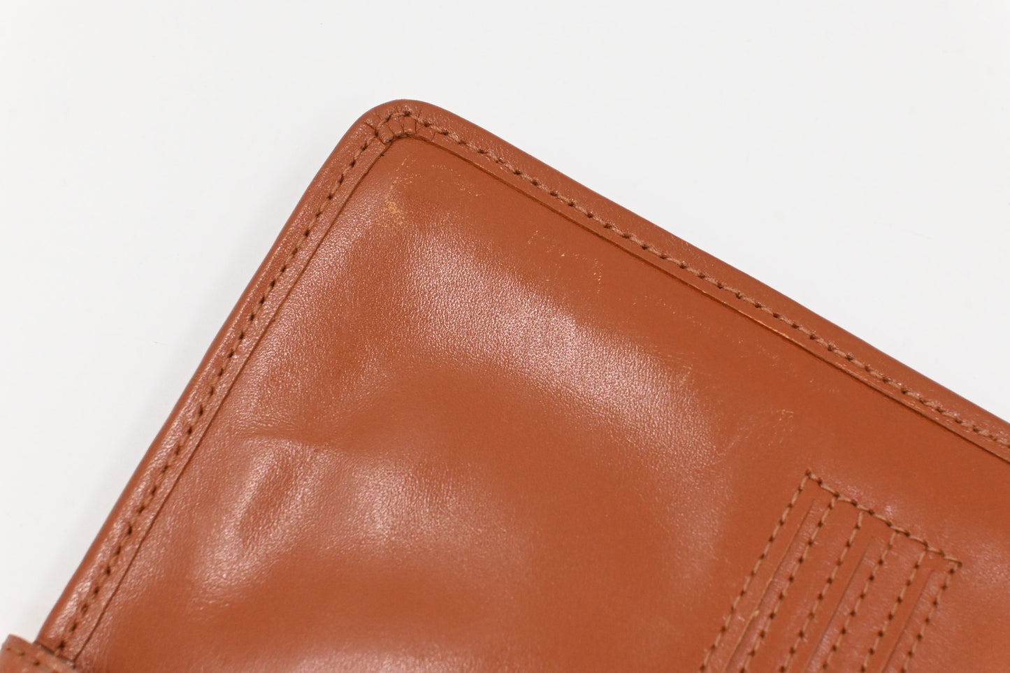 MCM Clutch Bag in Cognac Visetos Canvas