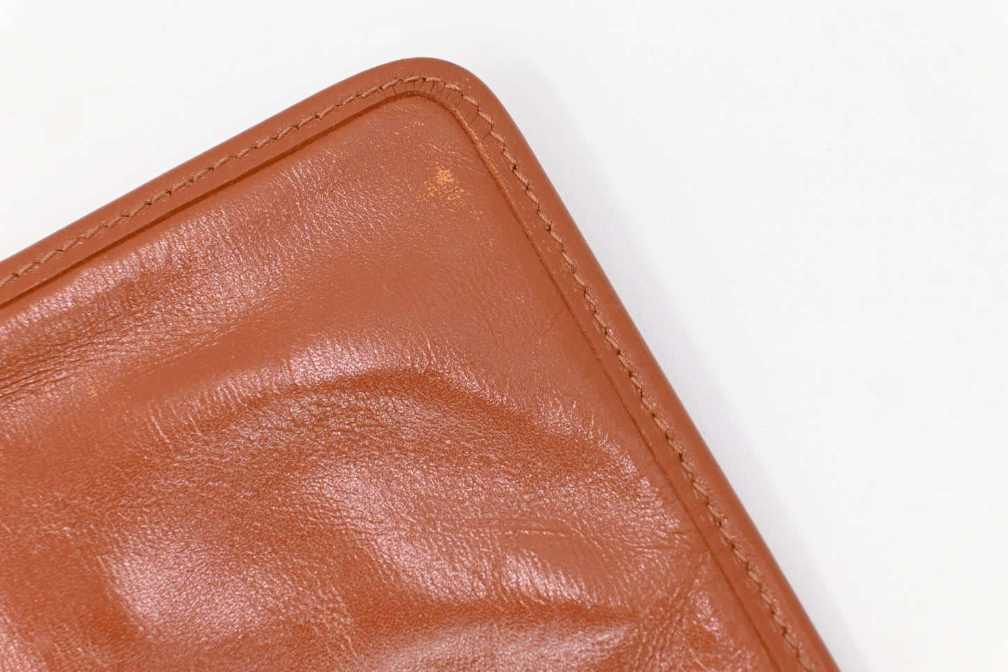MCM Clutch Bag in Cognac Visetos Canvas