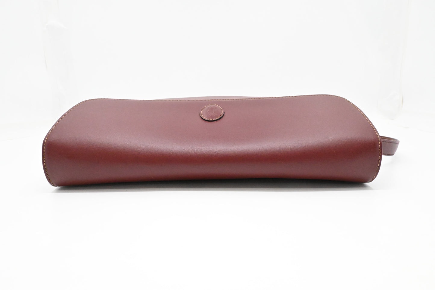 Cartier Crossbody Bag in Burgundy Leather