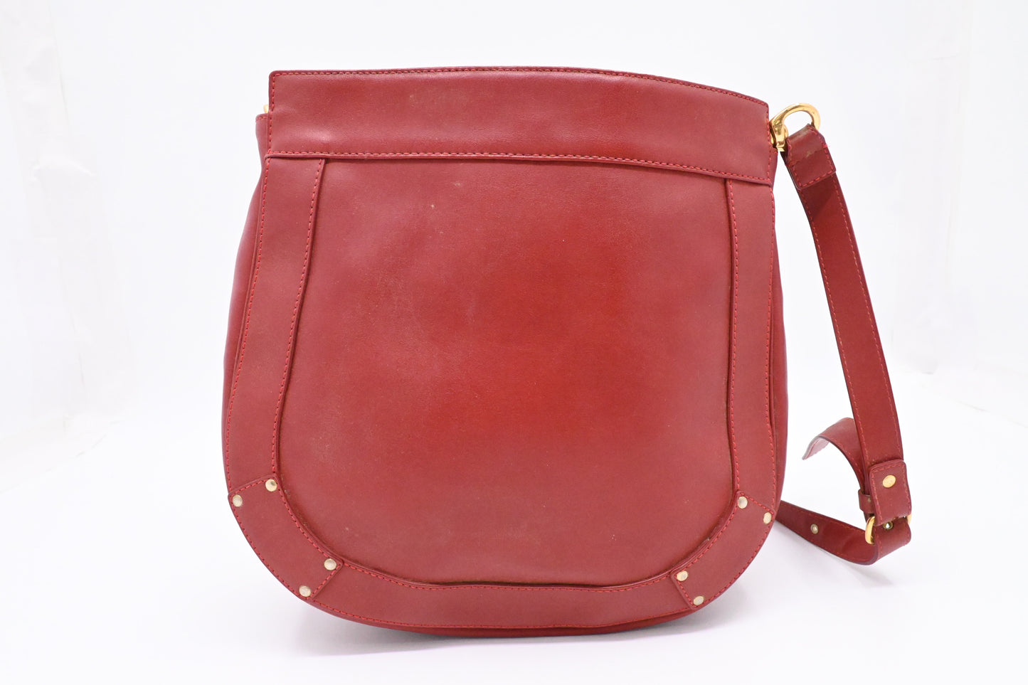 Chloe Crossbody Bag in Red Leather