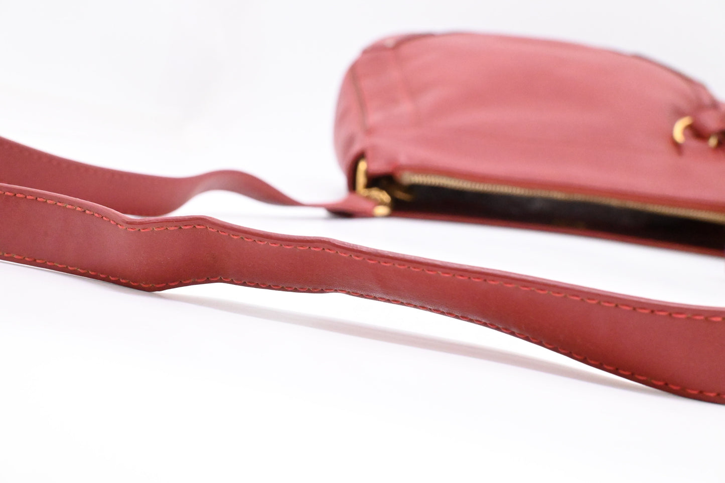 Chloe Crossbody Bag in Red Leather